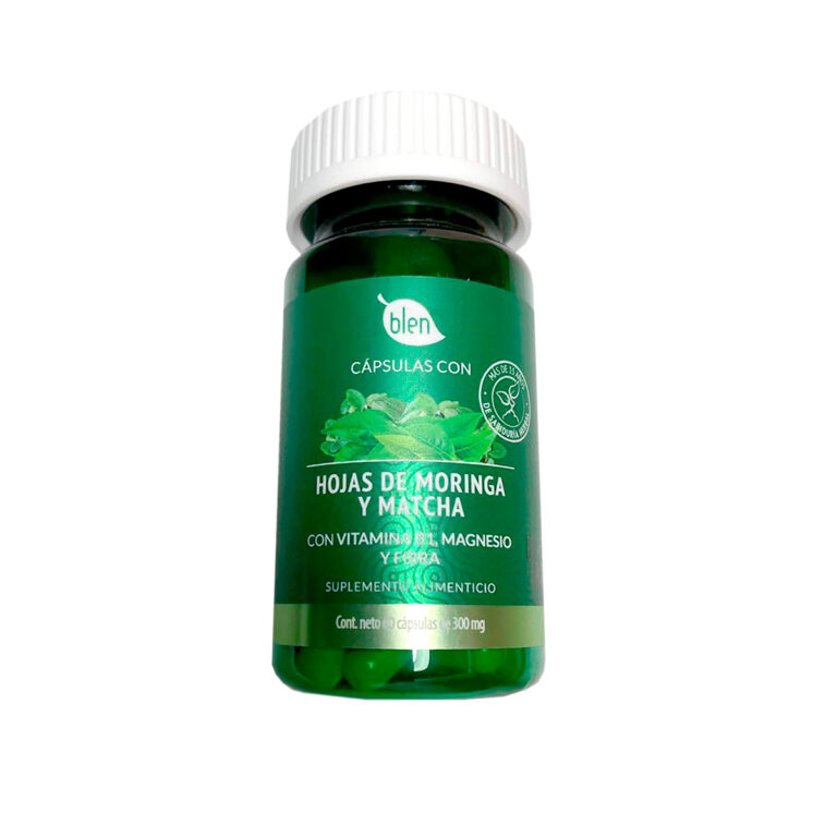 Cápsulas Moringa y Matcha